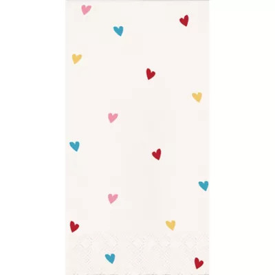 H For Happy™ 36-Count Hearts and Stripes Valentine's Day Guest Towels | Bed Bath & Beyond
