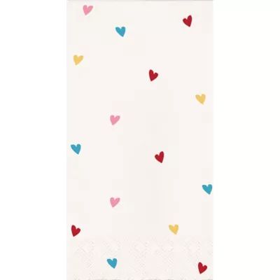  H For Happy™ 36-Count Hearts and Stripes Valentine's Day Guest Towels | Bed Bath & Beyond