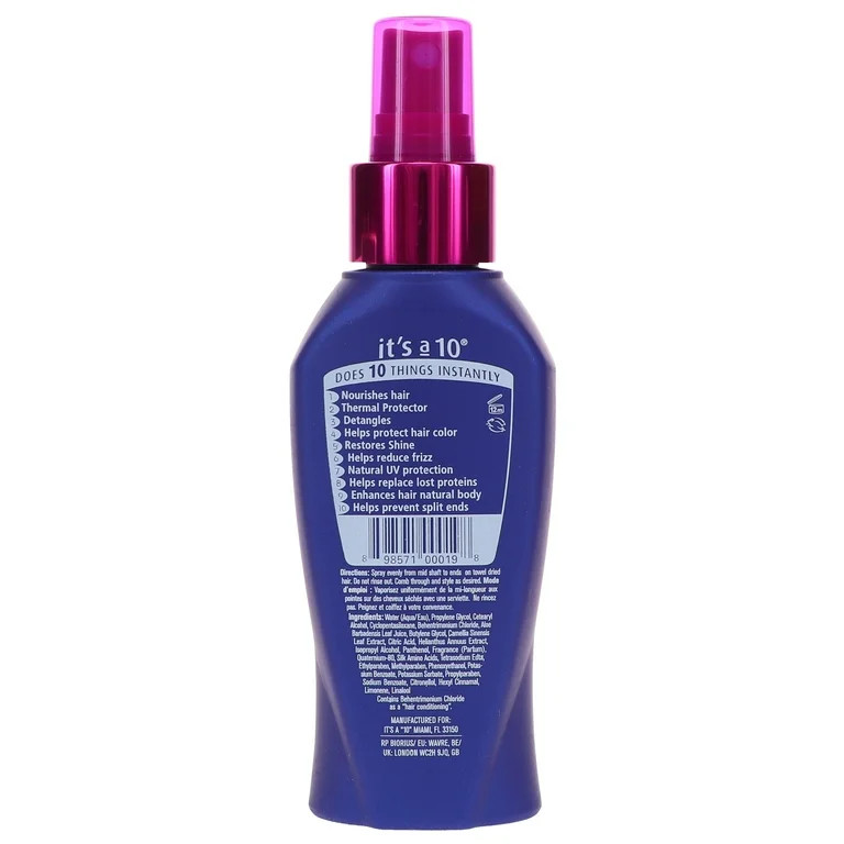 t’s a 10 Miracle Leave-In Conditioner Spray 4 oz | Walmart (US)