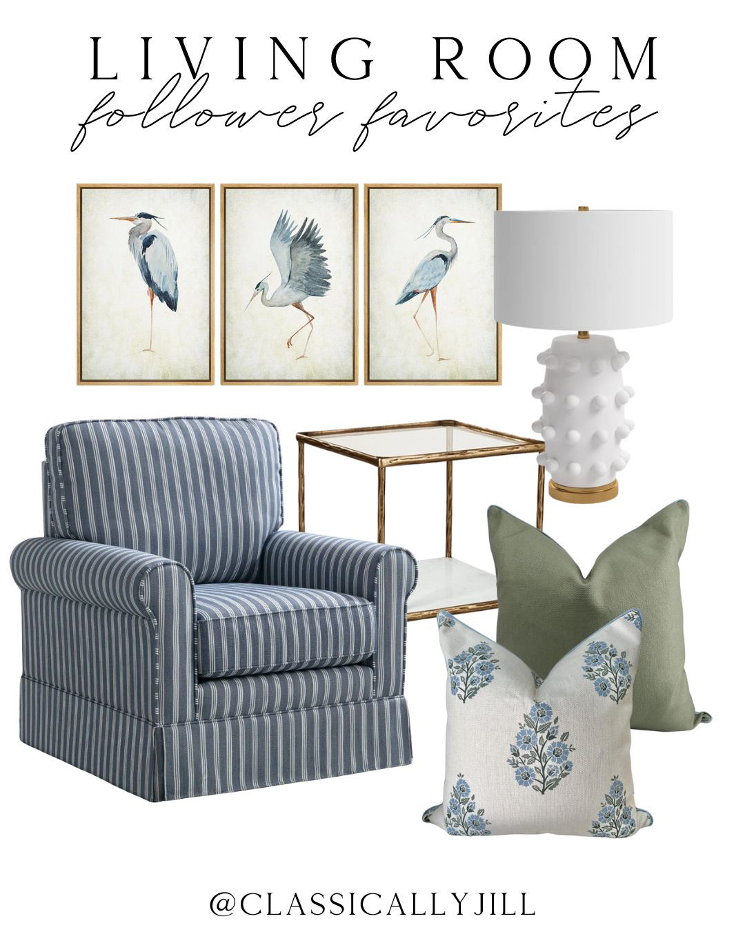 follower favorites! living room chairs, pillows, side tables, lamp, and coastal art  

 #LTKHome