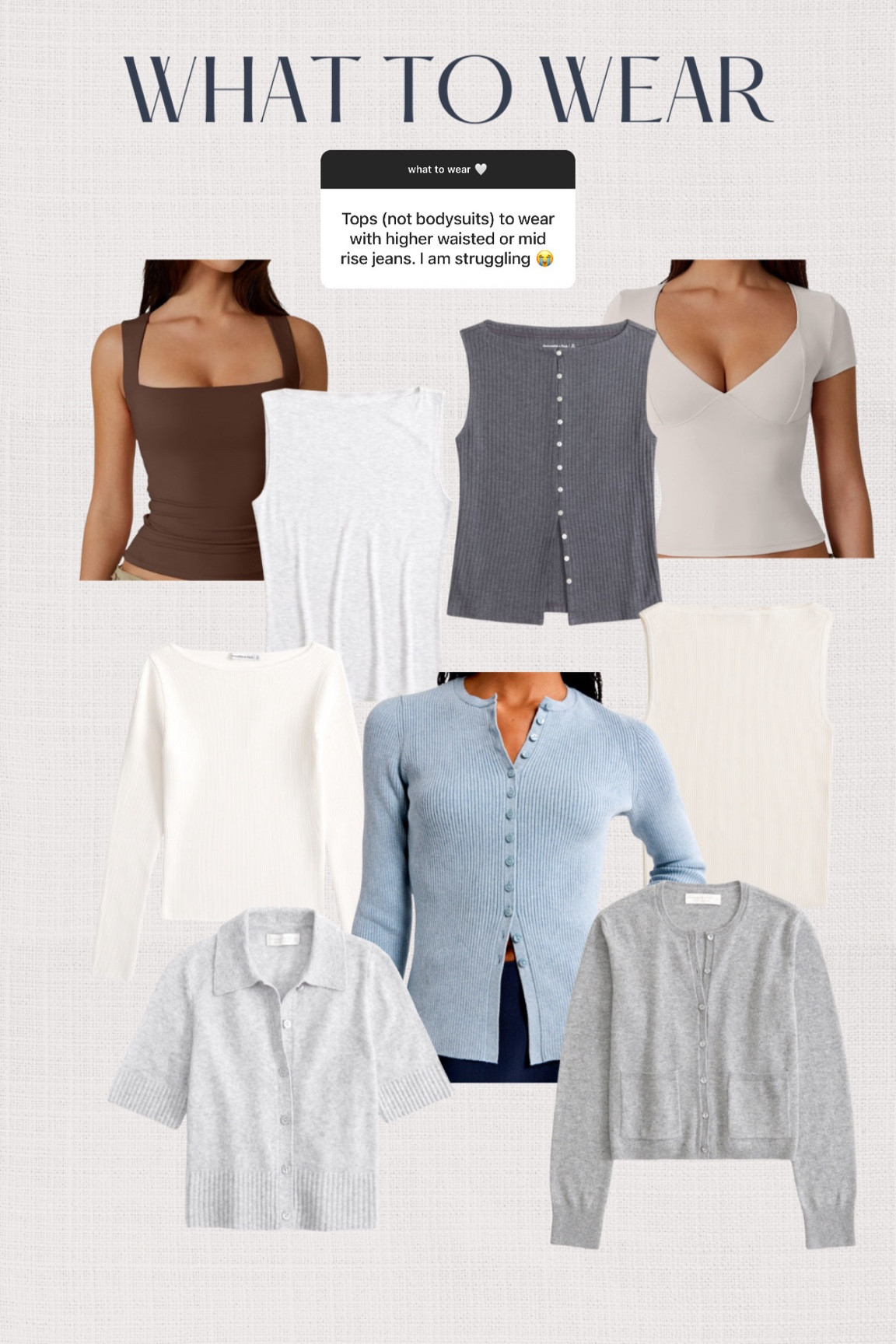 Tops for fall to wear with high-mid rise jeans!

#LTKStyleTip #LTKSeasonal #LTKFallSale