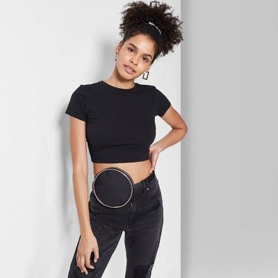 Short Sleeve Cropped T-Shirt - Wild Fable™ | Target