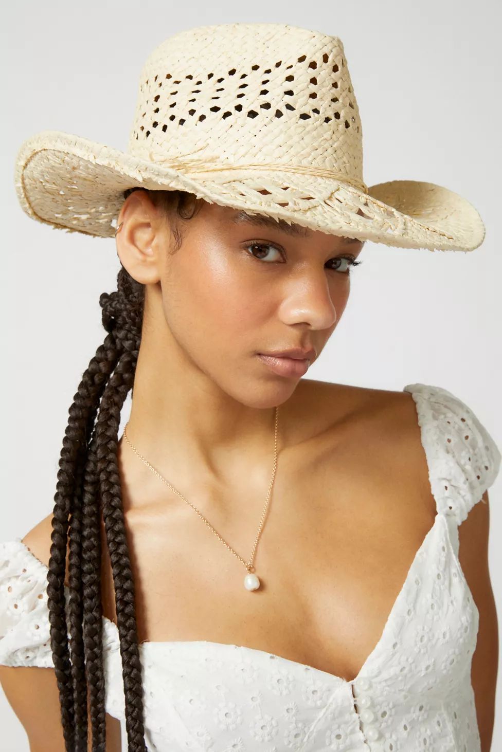 Janae Straw Cowboy Hat | Urban Outfitters (US and RoW)