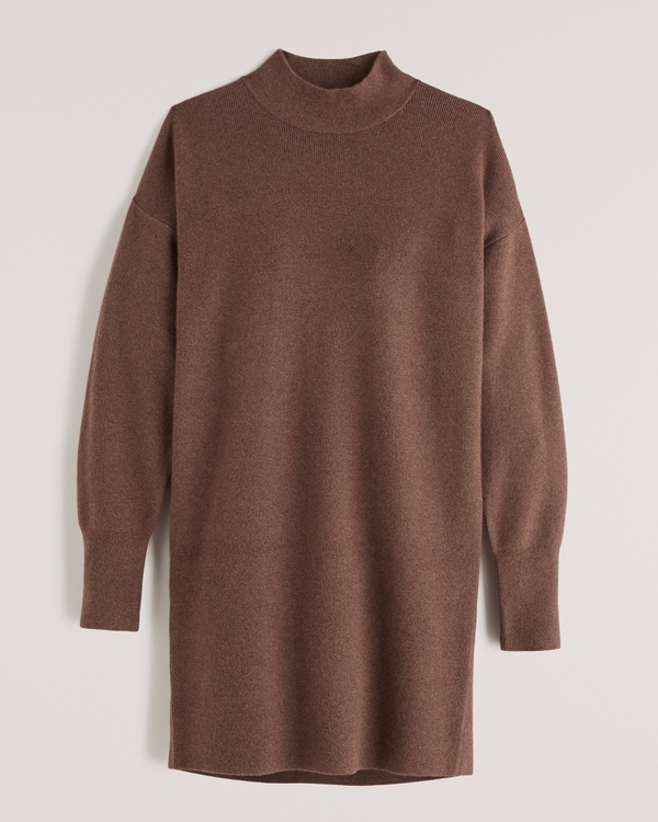 Everyday Mockneck Mini Sweater Dress | Abercrombie & Fitch (US)