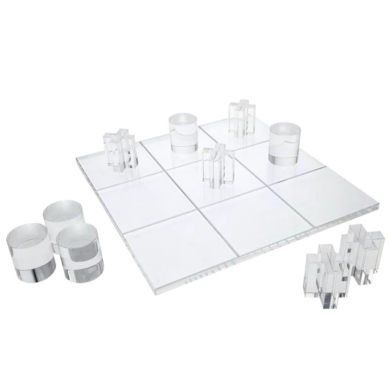 Ondisplay 3D Luxe Acrylic Tic Tac Toe | Wayfair North America