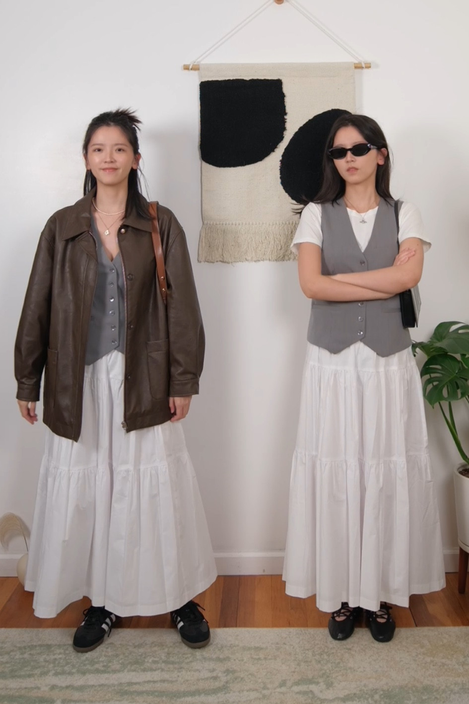 🍃Spring outfit looks! 
Styling with a white midi skirt and a grey waistcoat🌸

#LTKSeasonal #LTKVideo #LTKFestival