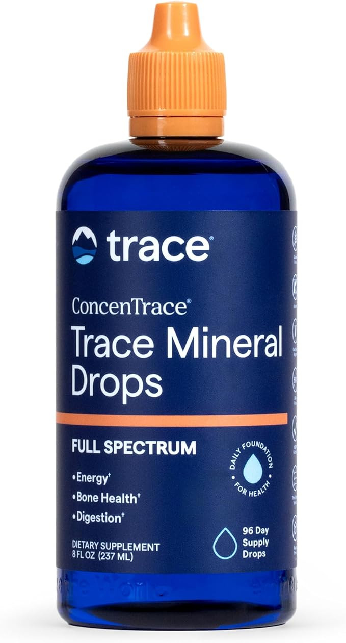 Trace Minerals ConcenTrace Trace Mineral Drops | Supports Energy, Digestion, Bone Health & Hydrat... | Amazon (US)