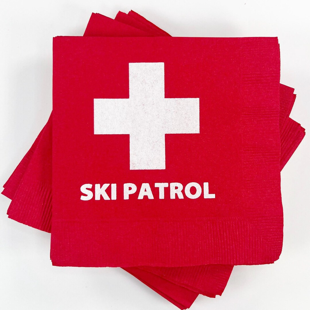 Ski Patrol Napkins - Etsy | Etsy (US)