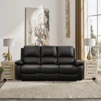 Bonded Leather Reclining 3 Seater Sofa | Debenhams UK