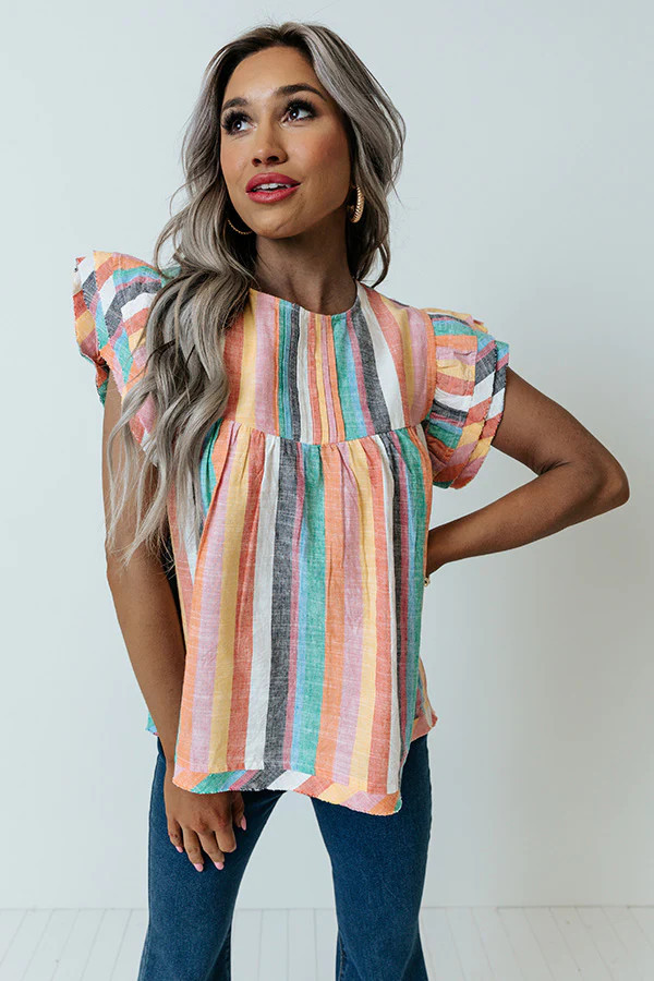 Sandbar Party Stripe Top • Impressions Online Boutique | Impressions Online Boutique