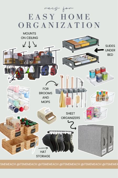 Some easy home organization ideas from today’s blog post! For more, head to my blog: morebymeach.com! 

Garage organization, bedroom organization, kitchen organization, pantry organization, linen closet organization, spring cleaning

#LTKfamily #LTKhome #LTKfindsunder50