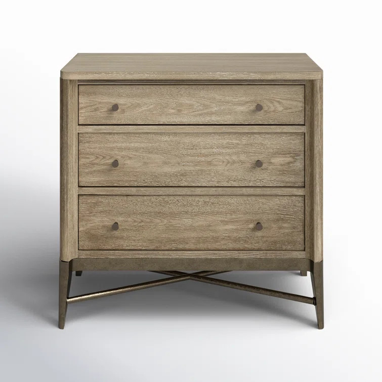 Regan 3 - Drawer Nightstand | Wayfair North America