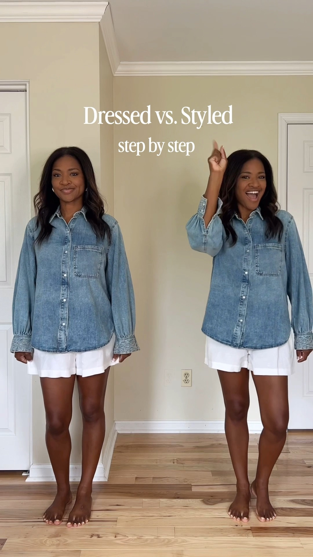 Wearing a medium in the denim button down, size 4 in the linen shorts (linking similar ones) Shoes are TTS

#LTKgrwm #LTKootd #LTKOver40