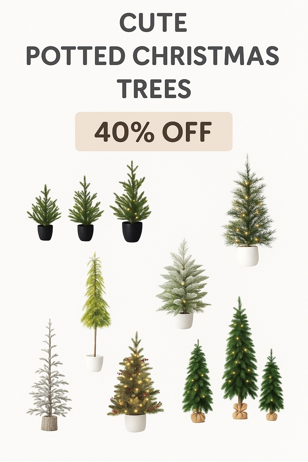 Such cute potted Christmas trees!

#LTKSeasonal #LTKHoliday #LTKHome