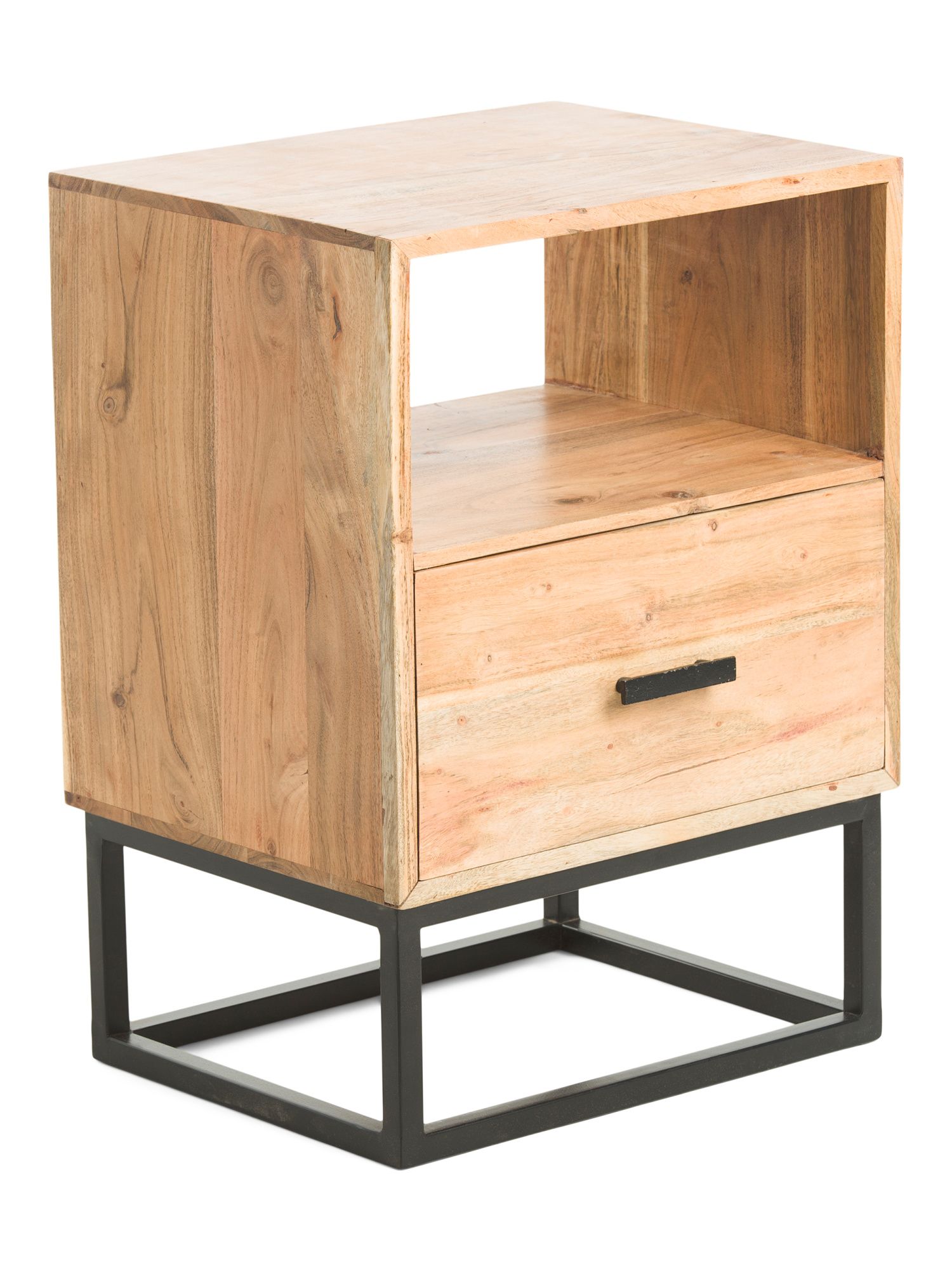 Wooden Side Table With Drawer | TJ Maxx