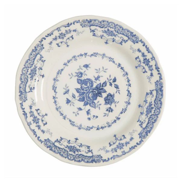 Floral Dinner Plate, Classic Blue | The Avenue