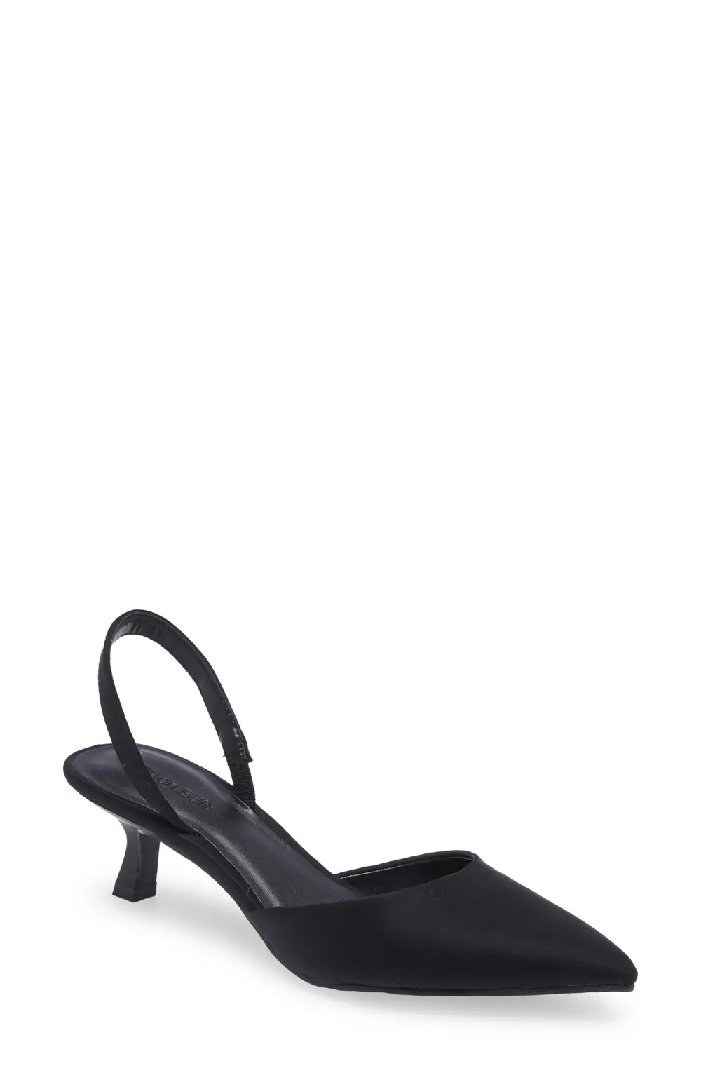 Open Edit Cammie Slingback Pump, Size 9.5 in Black at Nordstrom | Nordstrom Canada