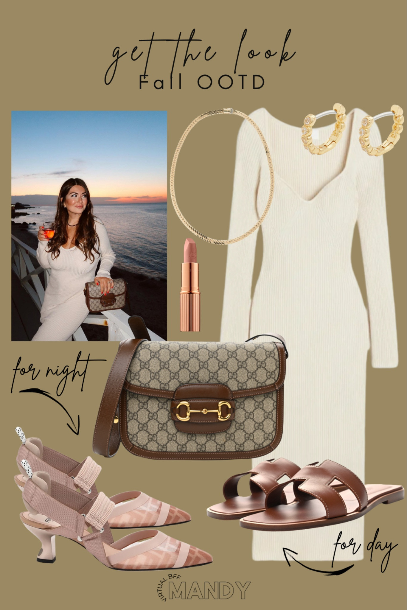 This sweater dress is a great transitional piece that‘s comfortable all day! I styled it with the Hermes oran sandals during the day and dressed it up with fendi mesh slingback pumps at night! 

#LTKmidsize #LTKSeasonal #LTKstyletip