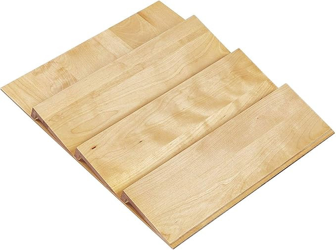 Rev-A-Shelf 4SDI-24 22-Inch 3-Tier Trim-to-Fit Wooden Spice Drawer Storage Organizer Insert for 2... | Amazon (US)