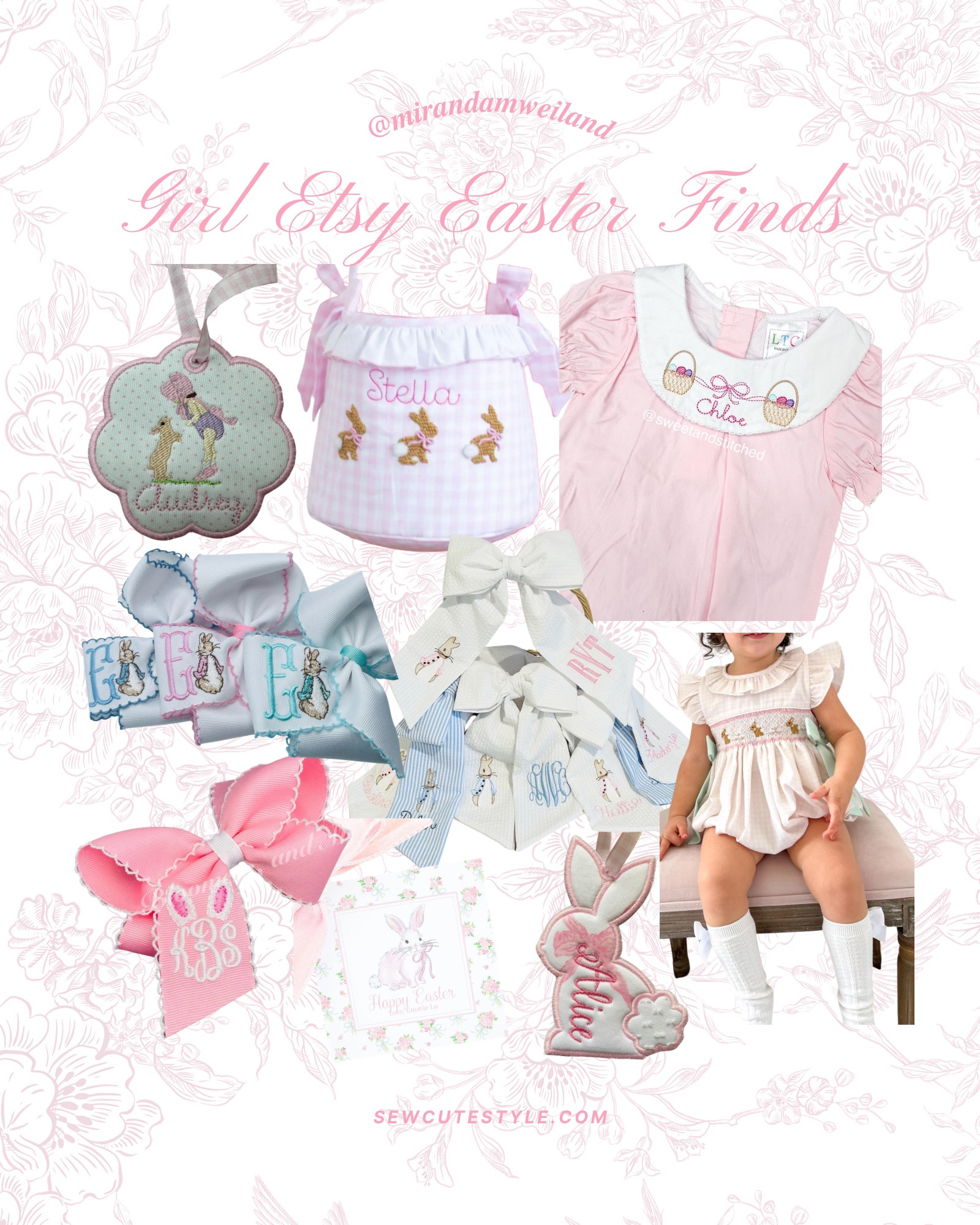 Baby girl Easter gift ideas 🐣 from first Easter gifts baby girl to baby girl Easter keepsakes, customized Easter basket, Easter hair bows for girls, and other Easter gifts she’ll love. All great Etsy finds! 

baby girl Easter basket / baby girl Easter basket ideas / baby girl Easter basket stuffers / first Easter basket baby girl / Easter basket ideas for baby/ baby Easter basket filler/ baby safe Easter basket toys

#LTKBaby