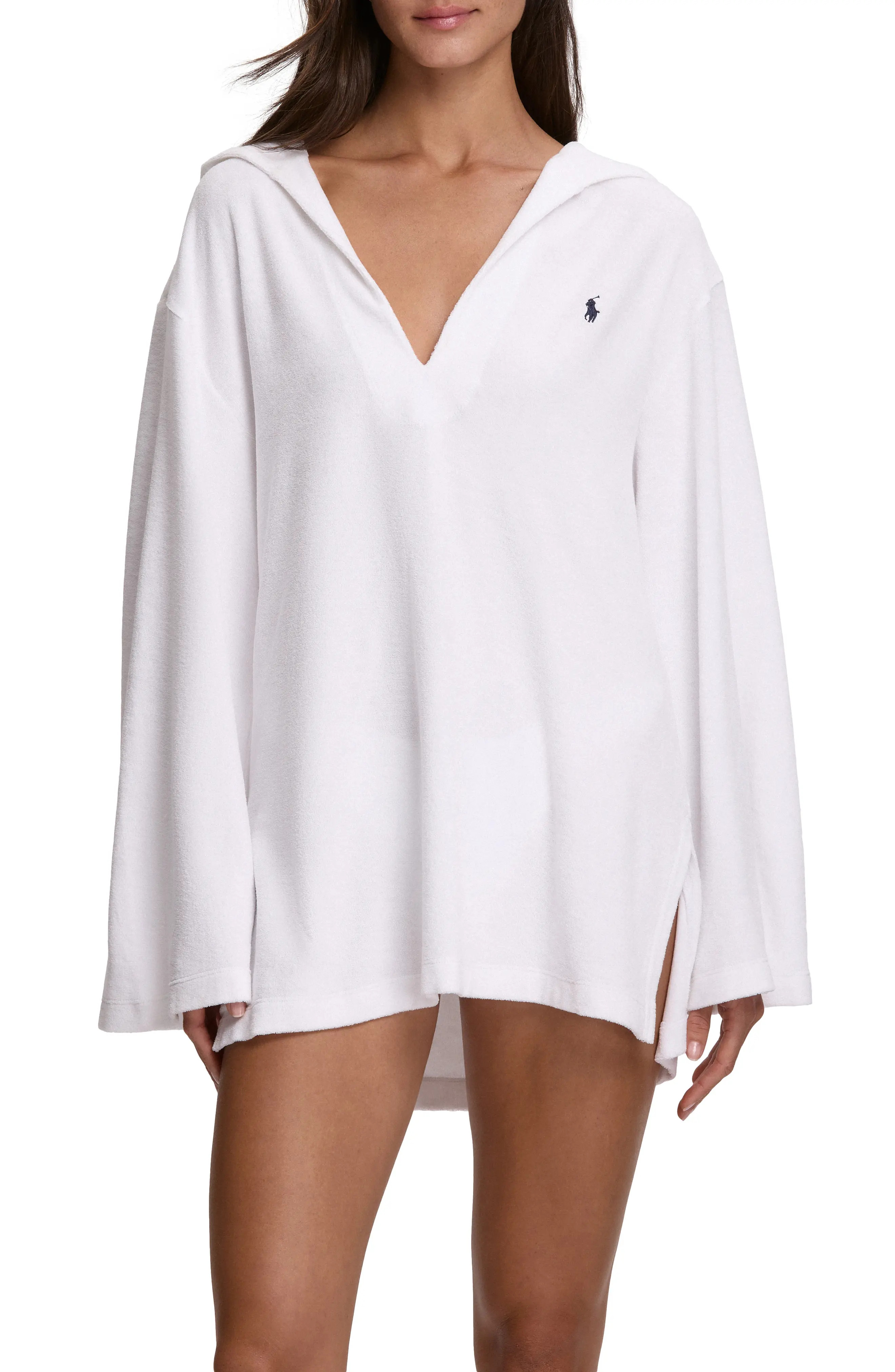 Hooded Organic Cotton Terry Cover-Up Tunic (Women) | Nordstrom | Nordstrom