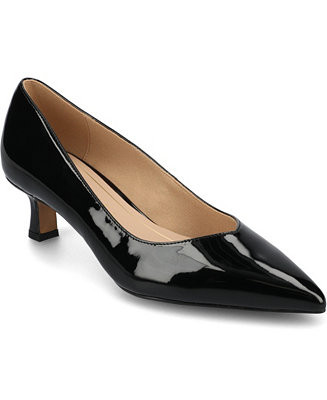 Women's Pammie Pointed Toe Kitten Heel Dress Pumps | Macy's