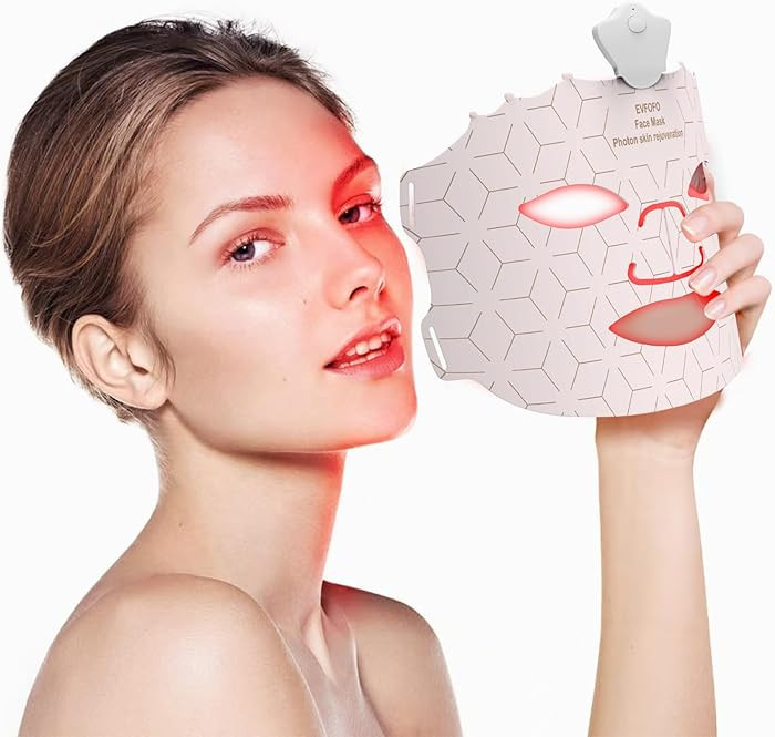 Red Light Therapy Mask for Face, Led Face Mask Light Therapy, 7 Colors LED Face Mask Light Therap... | Amazon (US)