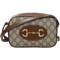 Gucci Horsebit 1955 Women's Crossbody Bag Fabric Beige/Brown | Balardi (US & Canada)
