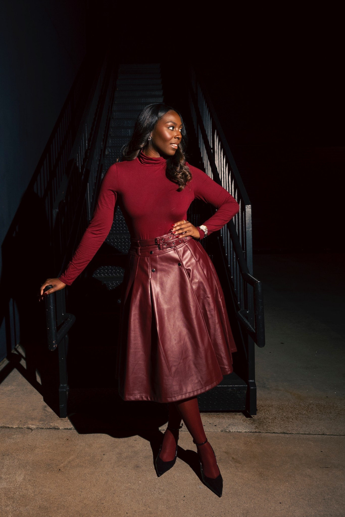 Burgundy monochrome moment✨

#LTKootd #LTKBeauty