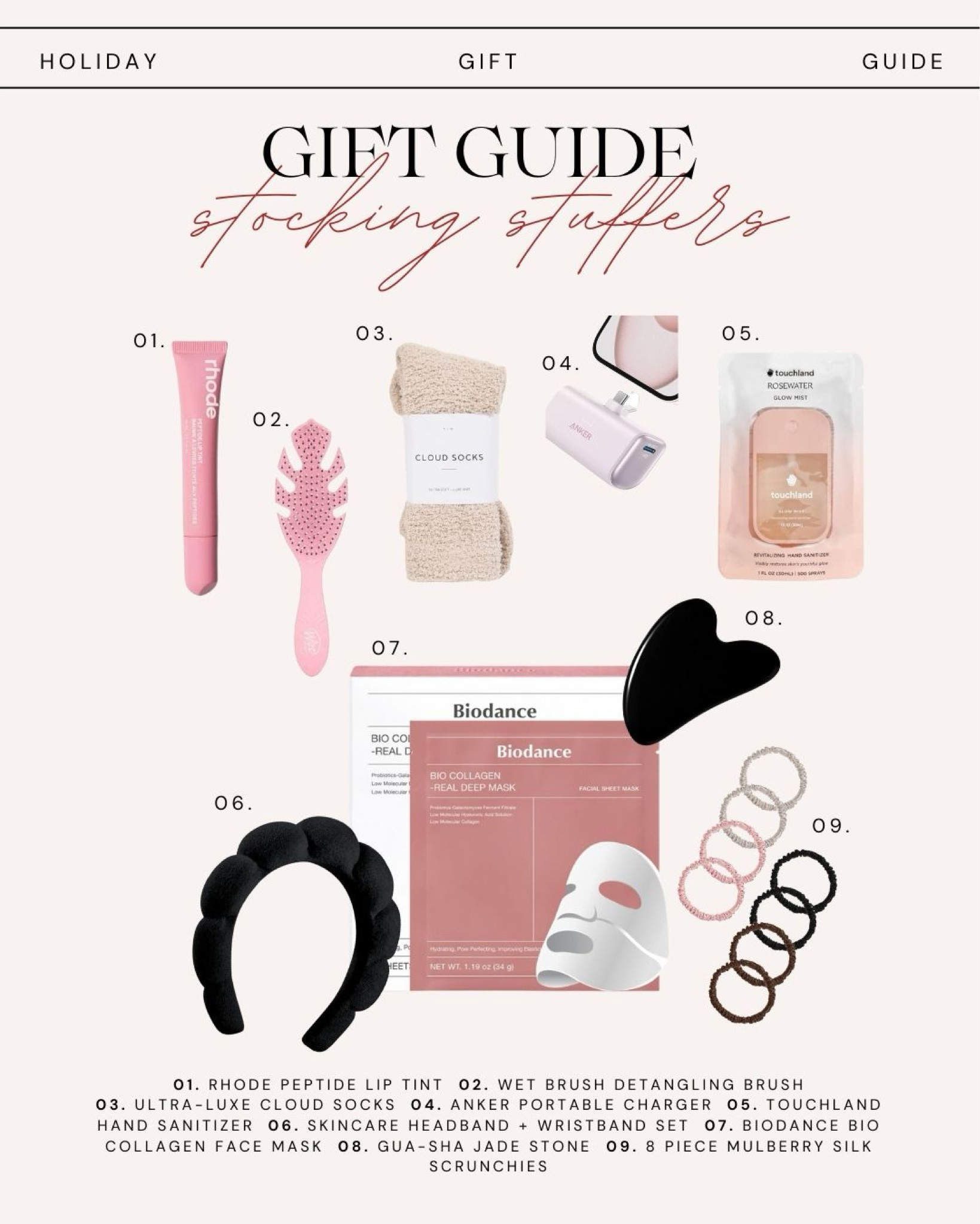 Gift Guide Stocking Stuffers 🎅 

#LTKHoliday #LTKCyberWeek #LTKGiftGuide