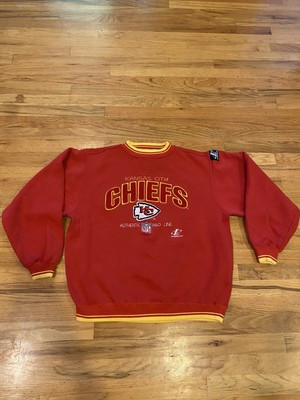 Vintage 90s Pro Line Logo Athletic  Kansas City Chiefs NFL Sweatshirt Size Large  | eBay | eBay US