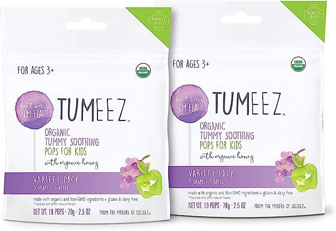 Tumeez Organic Tummy Soothing Pop for Kids (2 Pack) | Amazon (US)