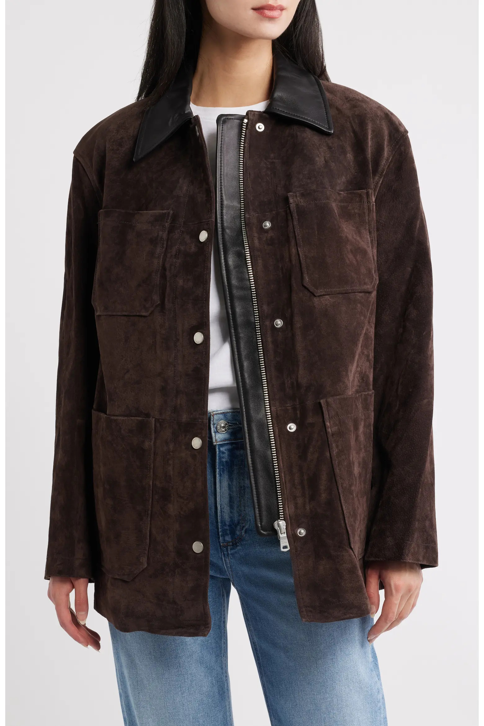Suede Barn Coat (Women) | Nordstrom | Nordstrom