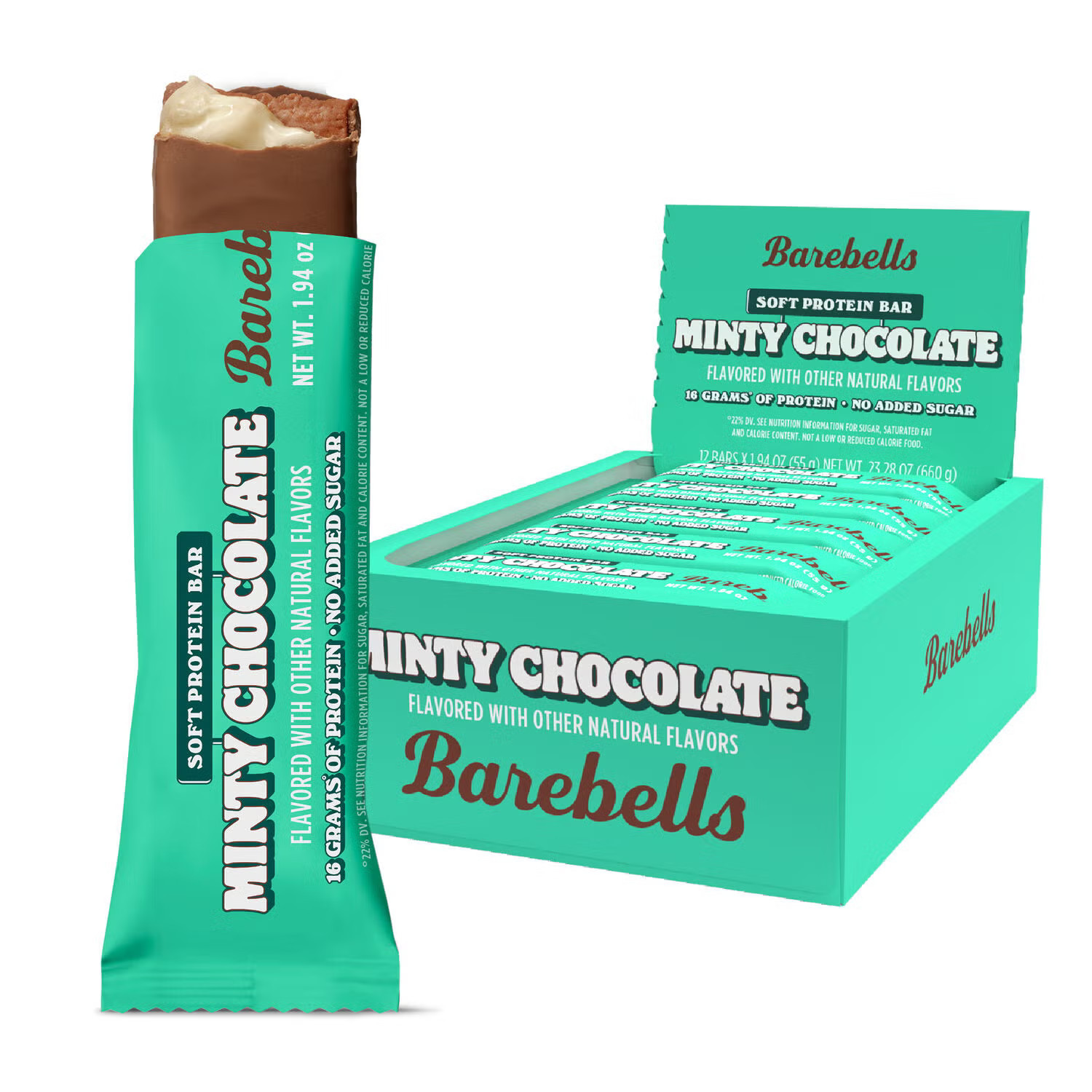 Soft Protein Bar - Minty Chocolate (12 Bars) | GNC