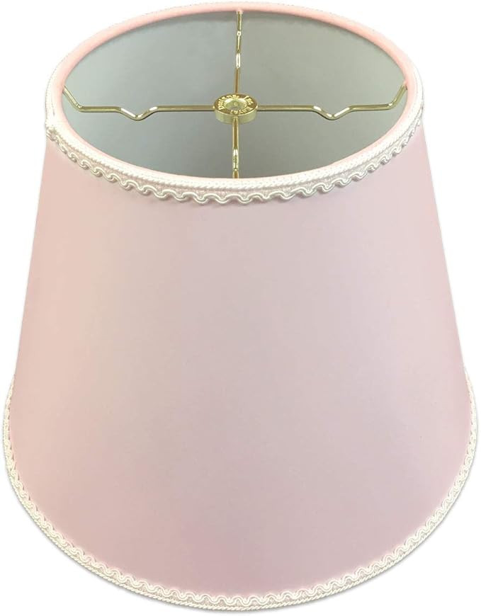 Royal Designs, Inc. Designer Empire Hardback Shade with Elegant Trim, HB-645-14PNK-1, Pink, 8 x 1... | Amazon (US)
