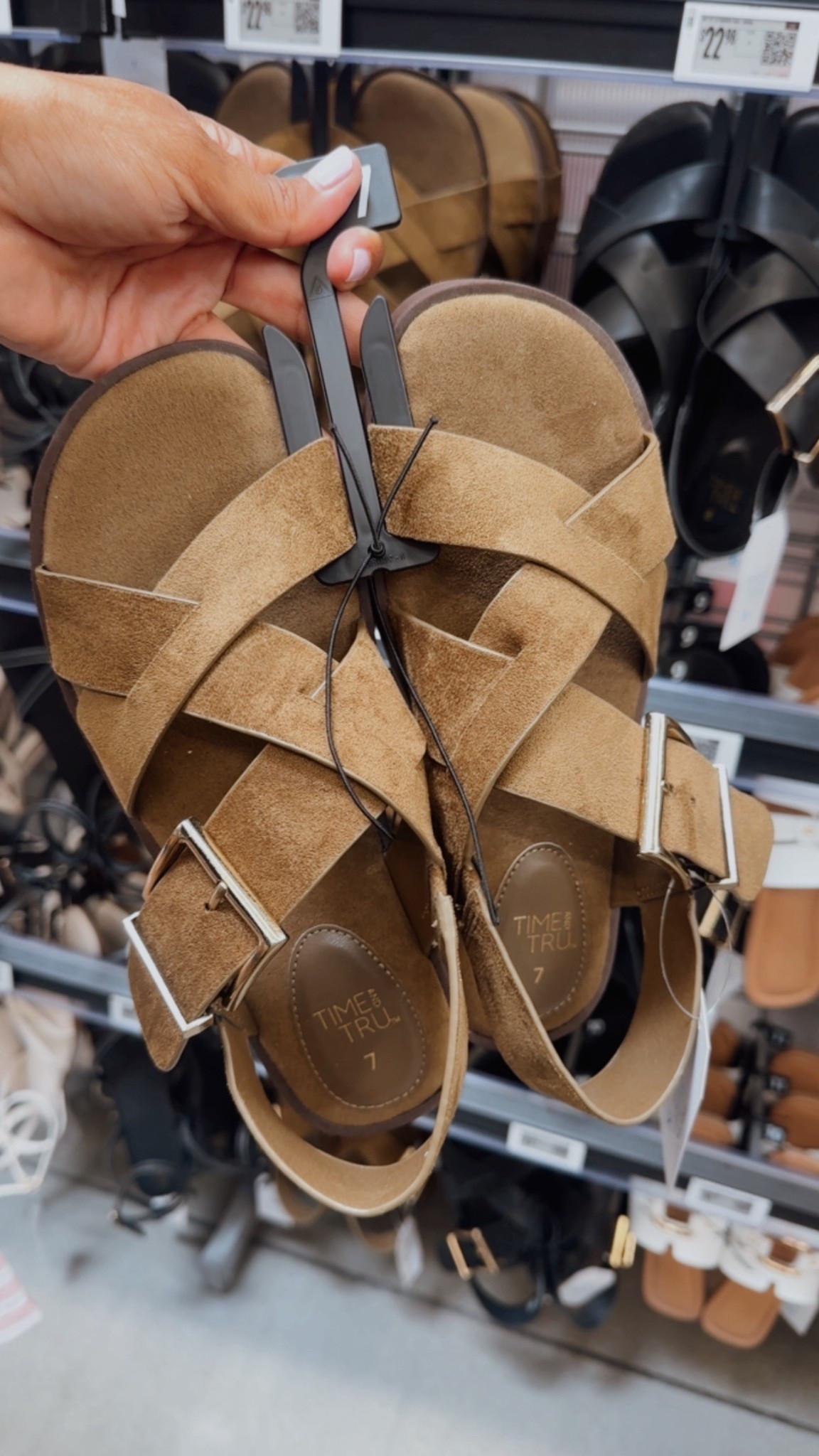 Walmart sandals for the win!!