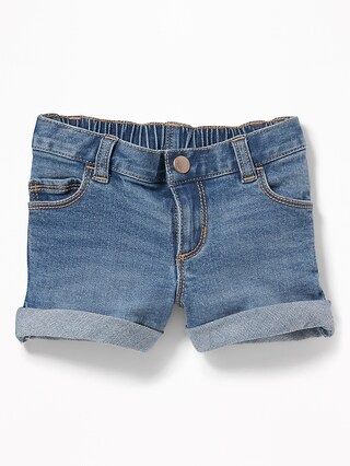 Cuffed Denim Shorts for Toddler Girls | Old Navy US