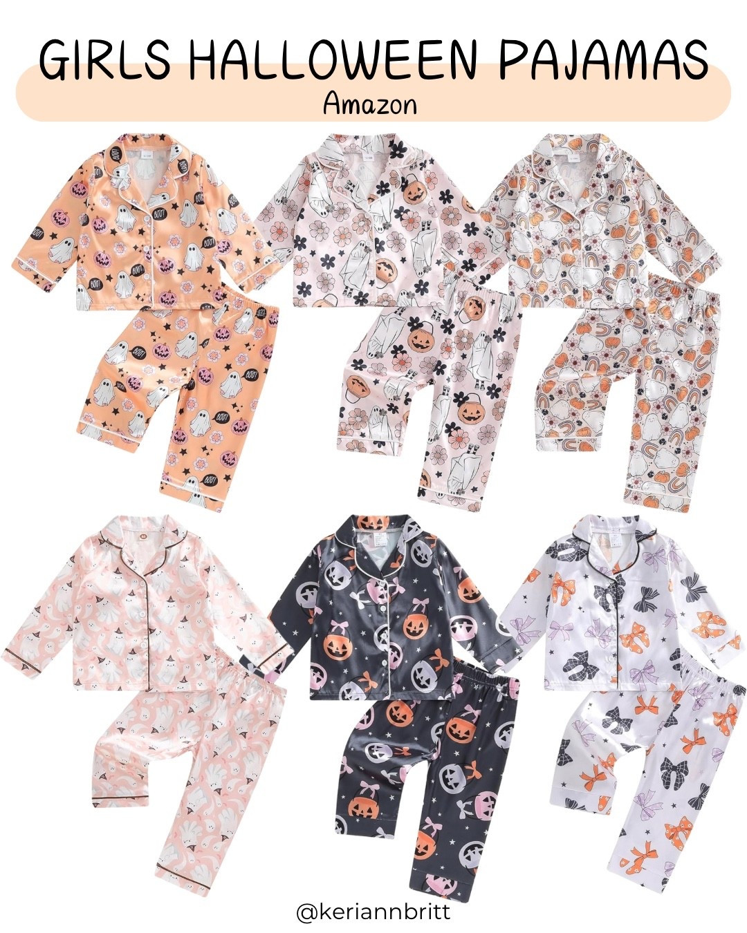Girls Halloween Pajama Sets on Amazon

Baby pajamas / toddler pajamas / kids pajamas / holiday pajamas / Halloween jammies / Halloween pjs / kids sleepwear / Amazon kids / fall pajamas / girls pajamas / silk pajamas / pumpkin pjs / ghost pjs 

#LTKSeasonal #LTKKids