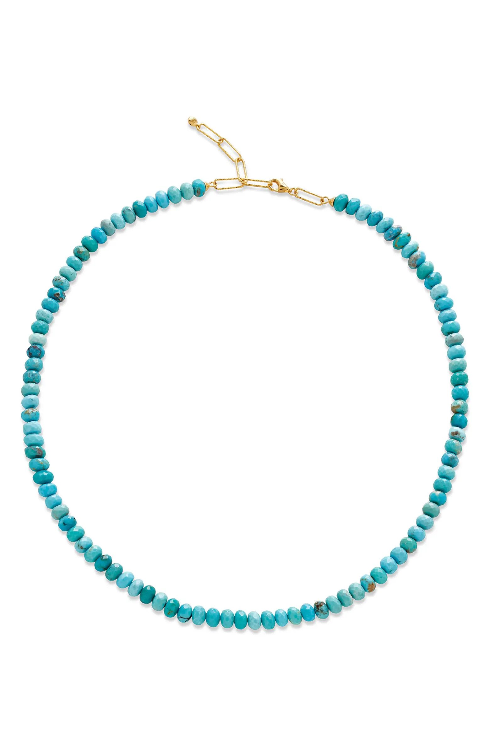 Monica Vinader Beaded Turqouise Necklace | Nordstrom | Nordstrom
