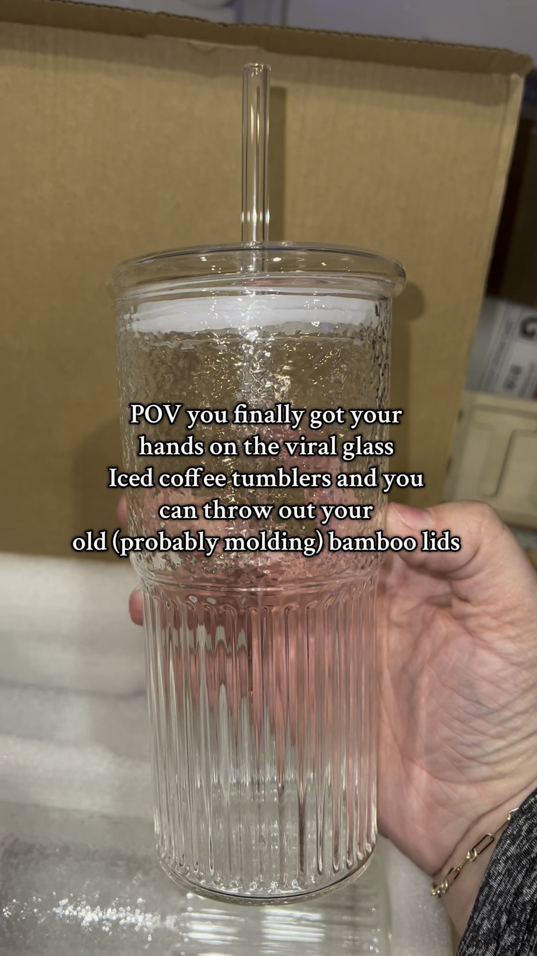 They’re beautiful and I officially feel fancy hehe 

#creatorsearchinsights #coffee #aesthetic #glasscoffeecups #tumbler #love #sahm #coffeelover #coffeeathome 

#LTKParties #LTKFindsUnder50 #LTKHome