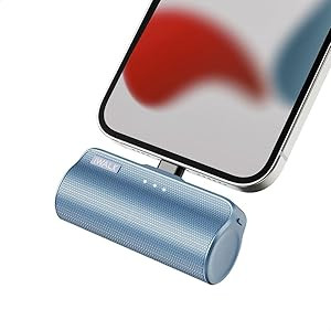 iWALK Mini Portable Charger for iPhone with Built in Cable, 3350mAh Ultra-Compact Power Bank Smal... | Amazon (US)
