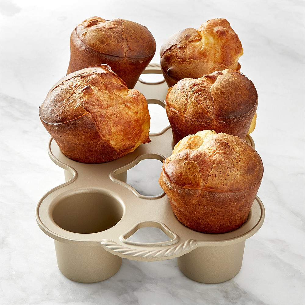 Nordic Ware Nonstick Cast Aluminum Popover Pan, 6-Well | Williams-Sonoma