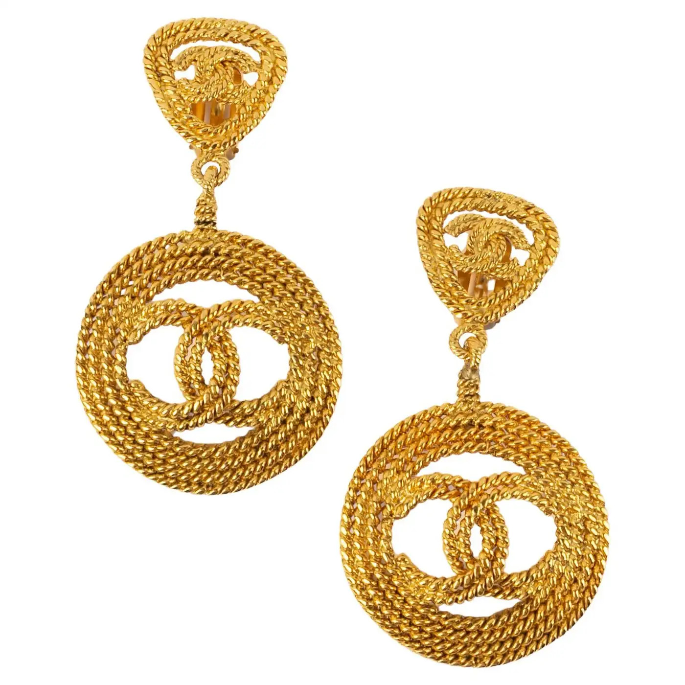 Chanel earrings 1990s | 1stDibs