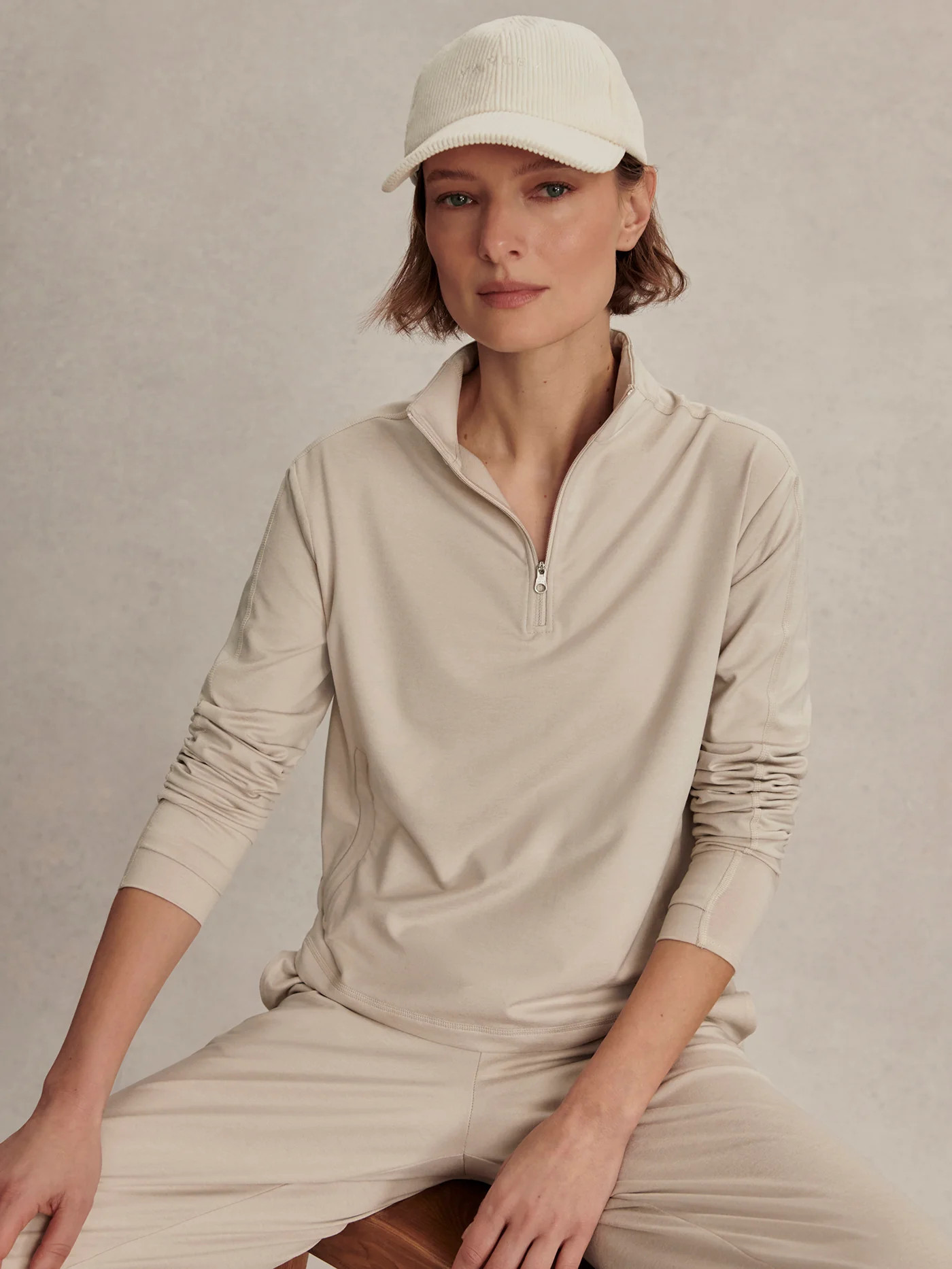 Lamia Half-Zip Sweat | Varley US