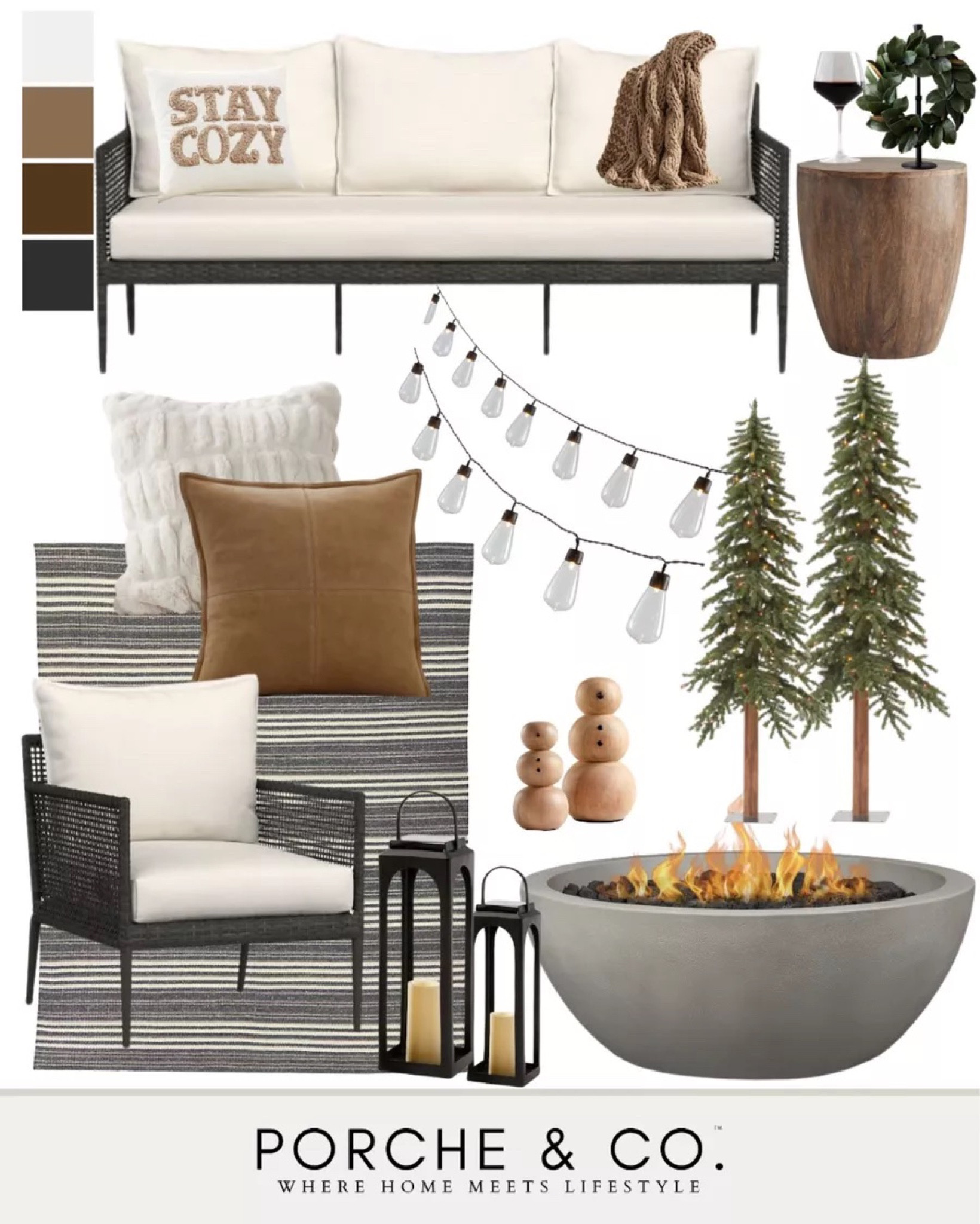 Interior designer styled modern classic outdoor space, online interior design, home edesign, interior designer #patioinspo #holidaypatio

#LTKSeasonal #LTKhome #LTKHoliday
