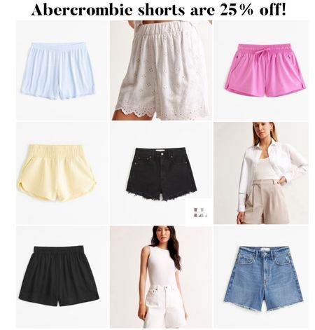 Code: AFSHORTS for an extra %15 off the 25% Abercrombie shorts on sale! Denim, activewear, white, summer fashion, summer style, vacation outfit, travel outfit 

#LTKFindsUnder50 #LTKSaleAlert #LTKStyleTip