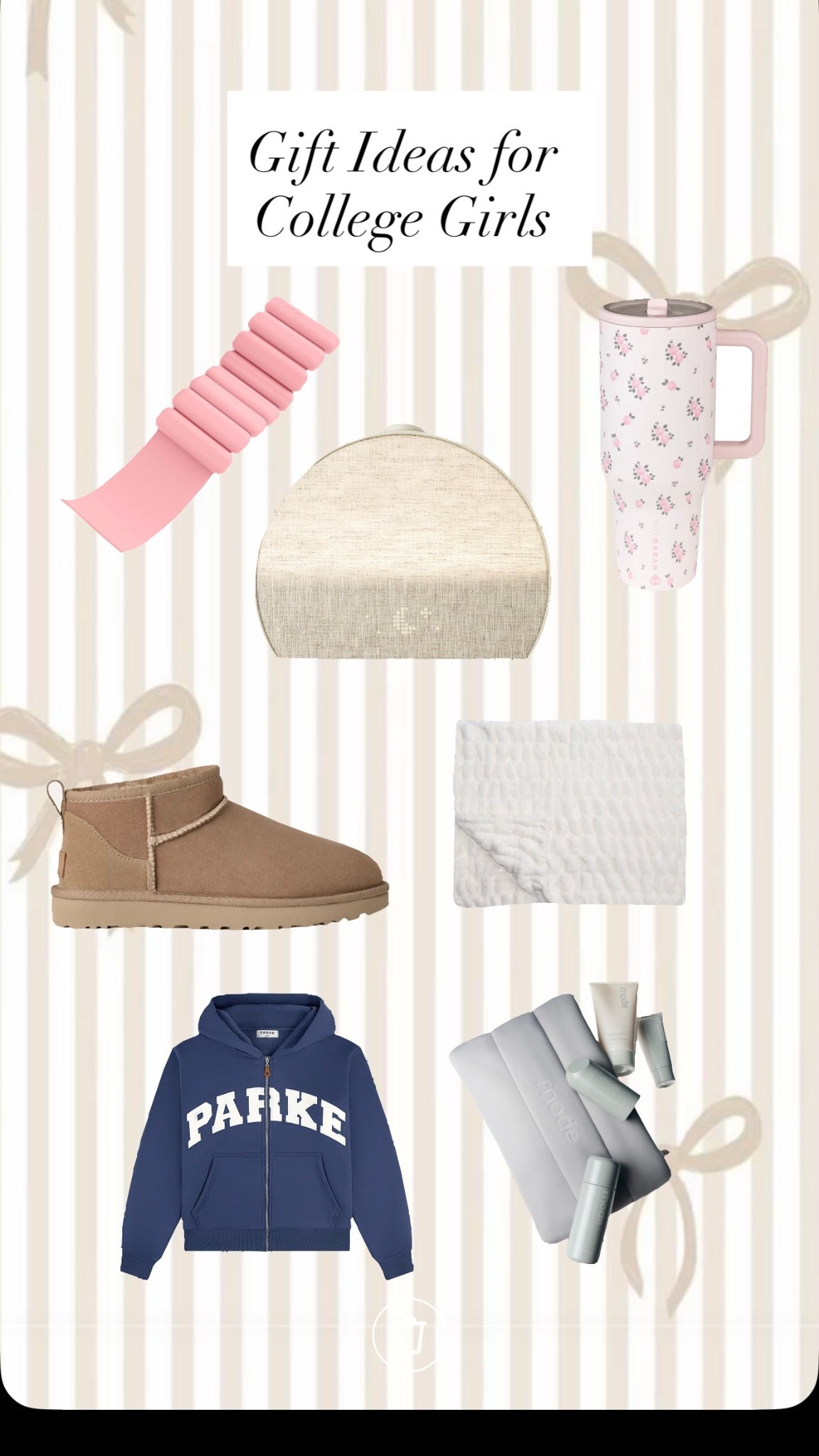 These were the top picks on so may Christmas hauls! 

Hatch alarm clock, mini Ugg, parke, bala bracelets, rhode, hydrojug 