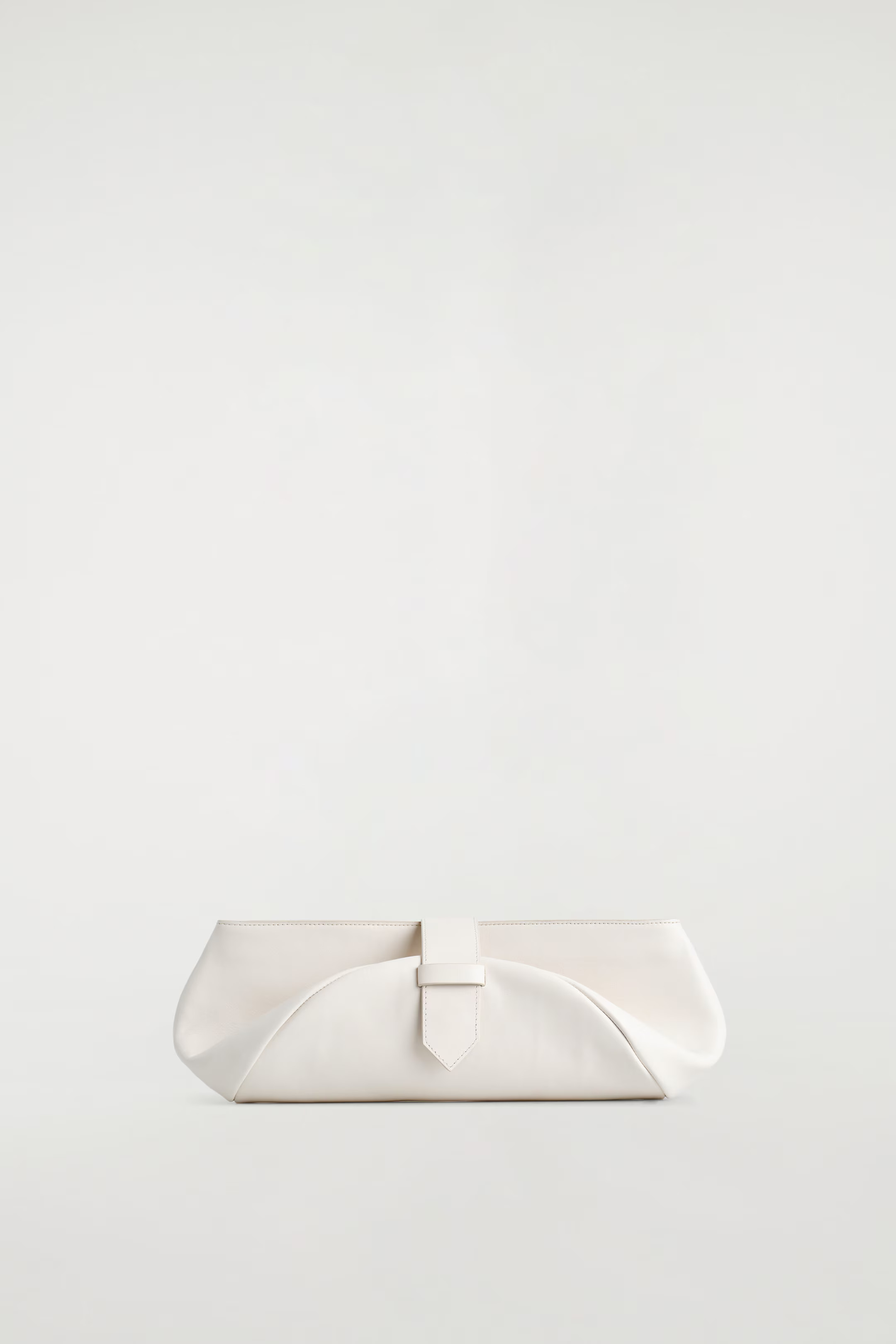 BELTED CLUTCH BAG - LEATHER - CHALK | COS GB | COS UK