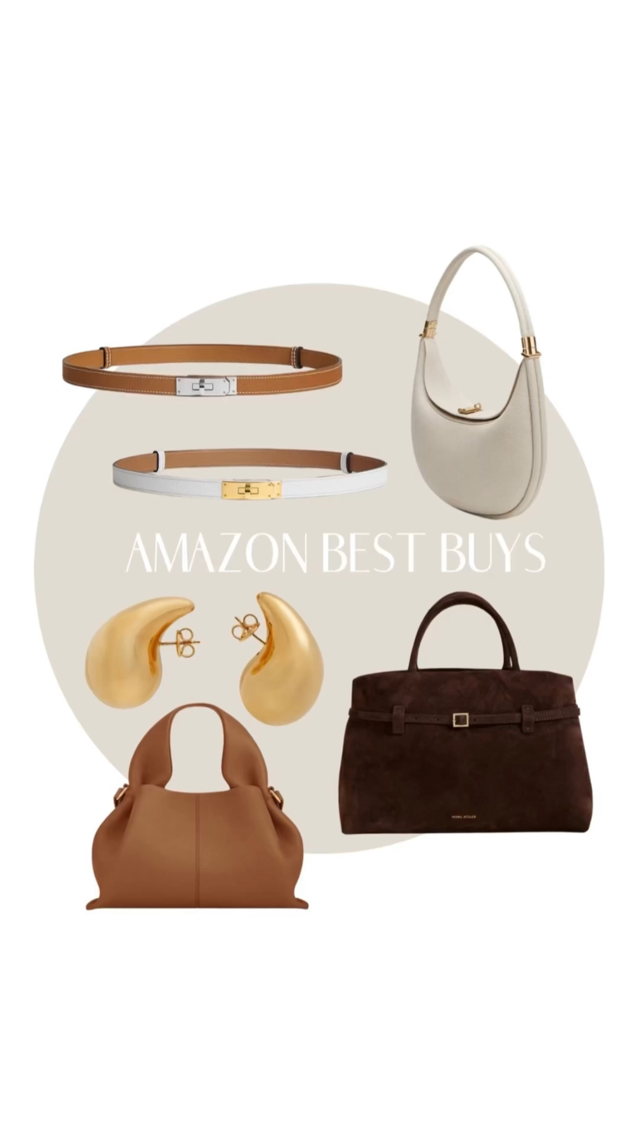 Amazon Designer Dupes ✨ Polène Paris, Manu Atelier, Hermès, Songmont, Bottega Veneta 

#LTKbag #LTKluxury #LTKsale