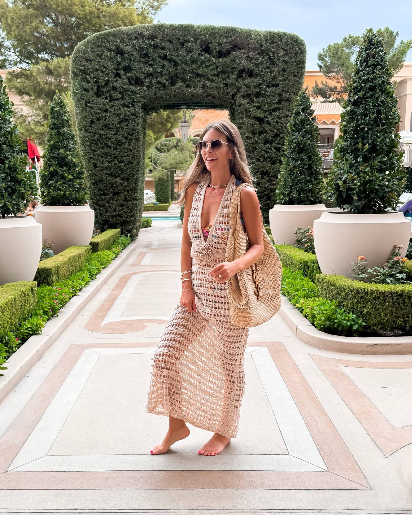 Yesterday’s pool outfit! This cover up is such good quality for the price! 

ASOS cover up 
Beach Riot swimsuit
Gucci sunglasses 
Vegas pool outfitt

#LTKFindsUnder50 #LTKSwim #LTKStyleTip